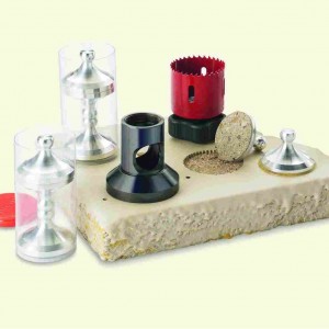 Dolly 50mm kit for tests on plastic, wood and cement